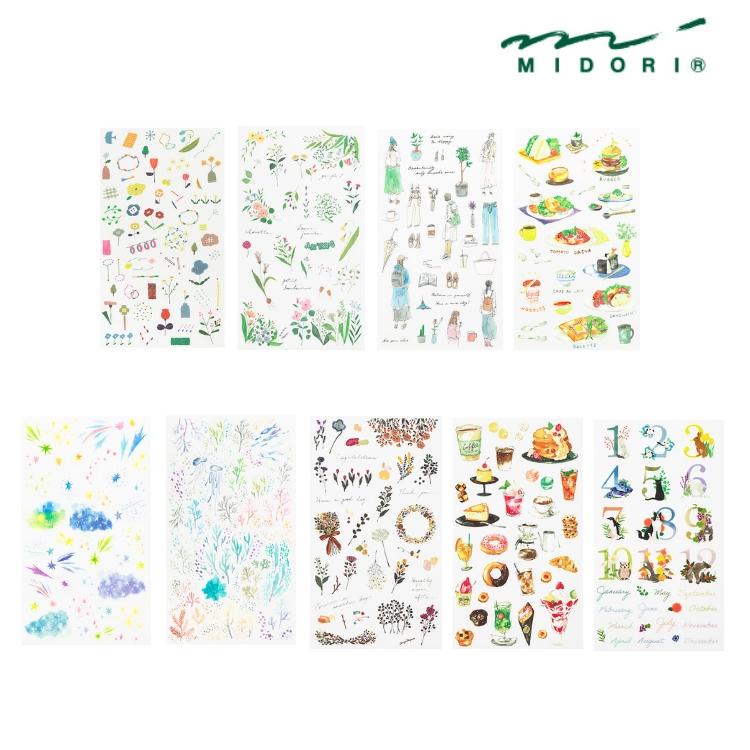 MIDORI（ミドリ） 転写シール あすつく対応 こするだけで絵を描いた