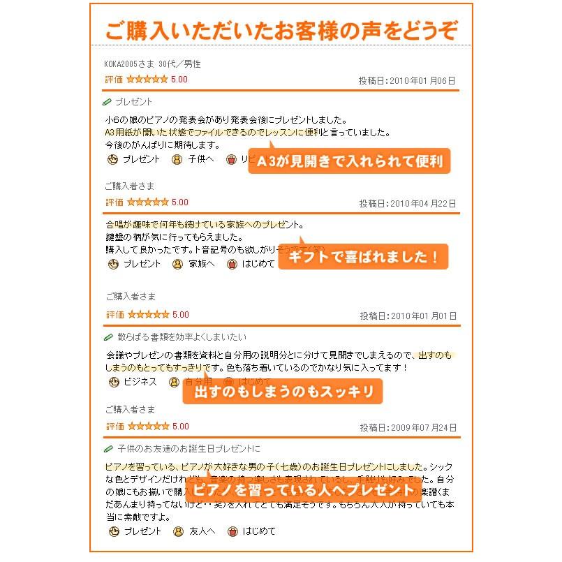 ファイル 楽譜ファイル ミュージックフォーリビング A3対応 Music02 文房具の和気文具 通販 Yahoo ショッピング