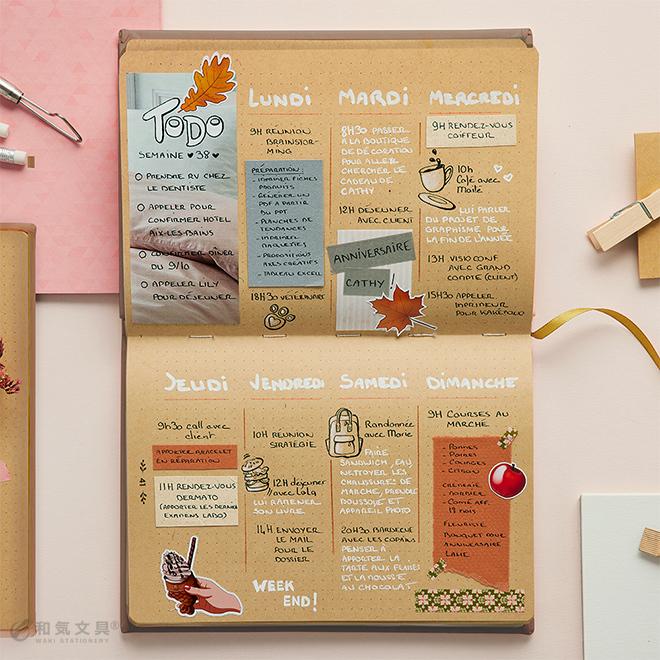 ノート A5 クオバディス ライフジャーナル クラフトエディション A5サイズ ページ番号付 クラフトノートドット方眼 あすつく対応 大人かわいい ノートづくり Quovadis 0076 文房具の和気文具 通販 Yahoo ショッピング