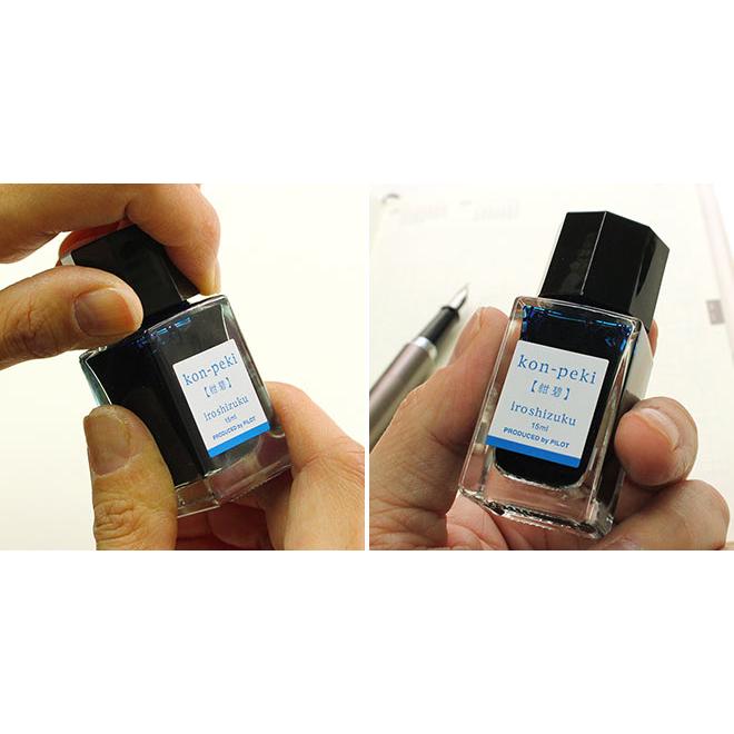 万年筆 PILOT パイロット お手入れセット付き インク付き PILOT（パイロット） 名入れ 無料 万年筆ギフトセット コクーン + 色彩