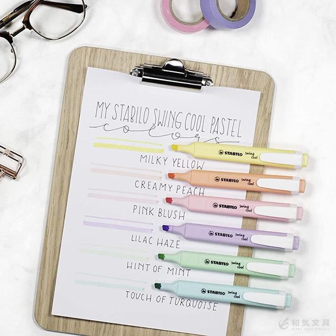 STABILO（スタビロ） スイングクール パステル 4色セット マーカー