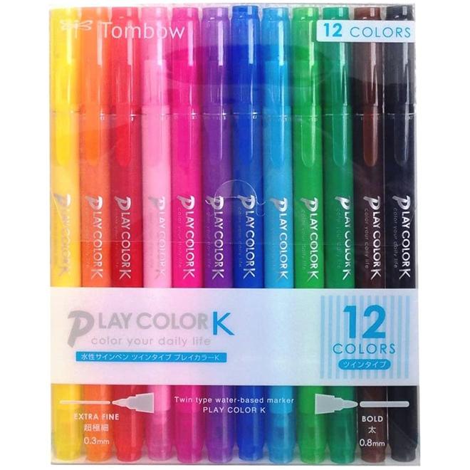 TONBO（新輝合成） トンボ鉛筆 Tombow プレイカラーK 12色セット