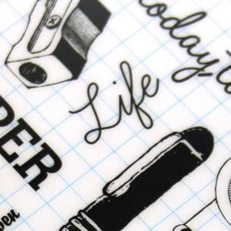 トラベラーズノート 下敷き レギュラーサイズ用 和気文具オリジナル