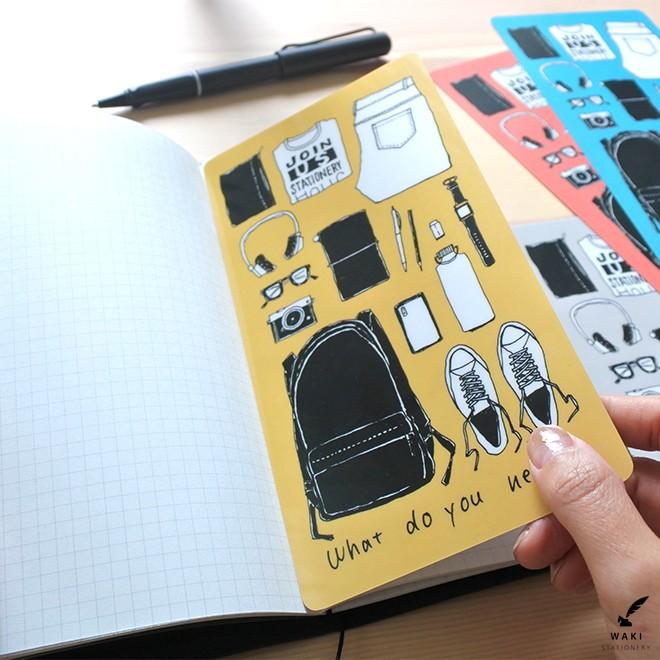 和気文具オリジナル トラベラーズノート レギュラーサイズ用 下敷き 旅