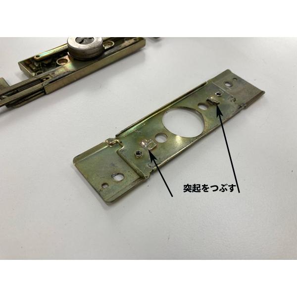 ☆古い鍵☆ 文化シヤッター製交換用ハイロック外錠(旧型)※カギ番号指定有り : 文化