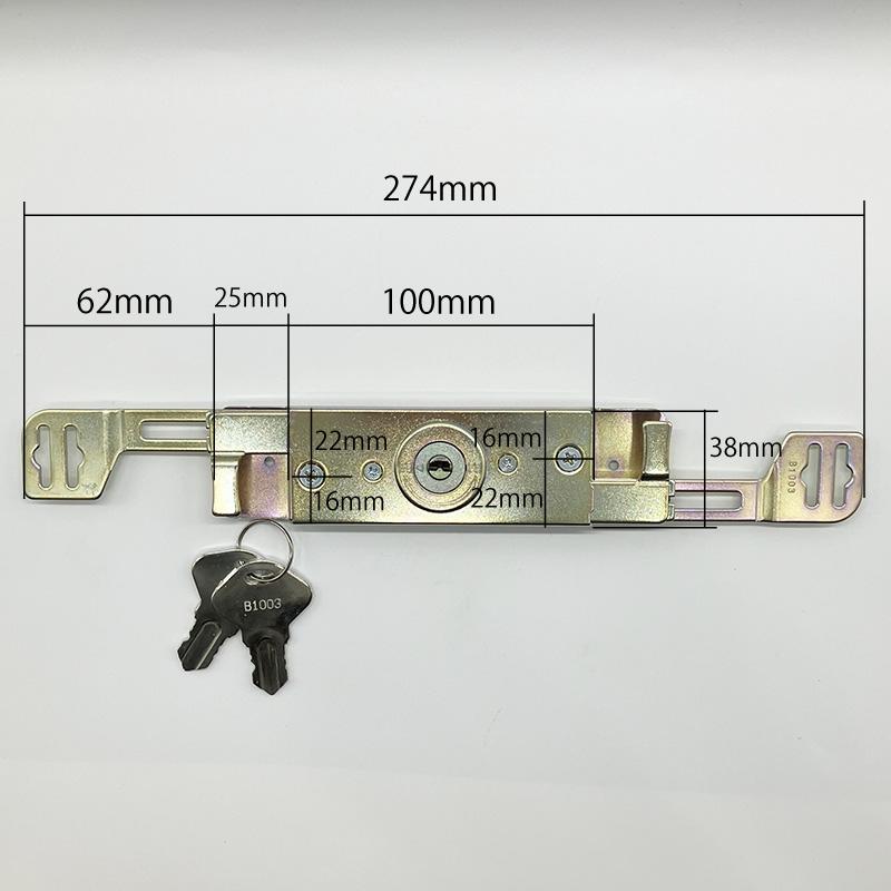 文化シヤッター製交換用ハイロック外錠(旧型)※カギ番号指定無し : 文化