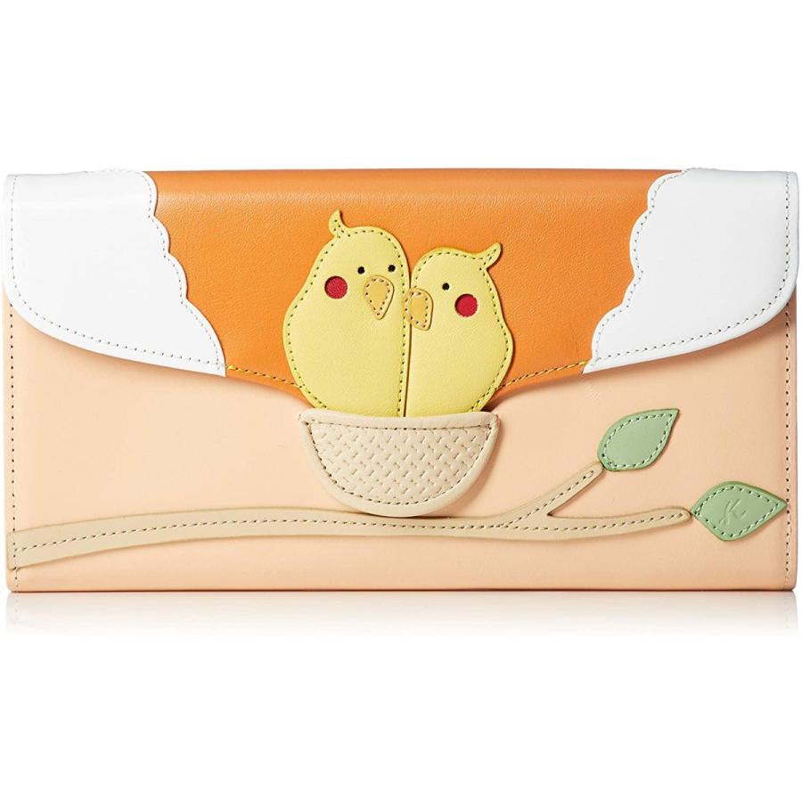 高質で安価 キタムラ 財布 飛び出す絵本のようなデザイン Ph0454 鳥 ユニーク 個性的 サーモン オレンジ 赤 最安値挑戦 Lewisfamilyinsurance Com