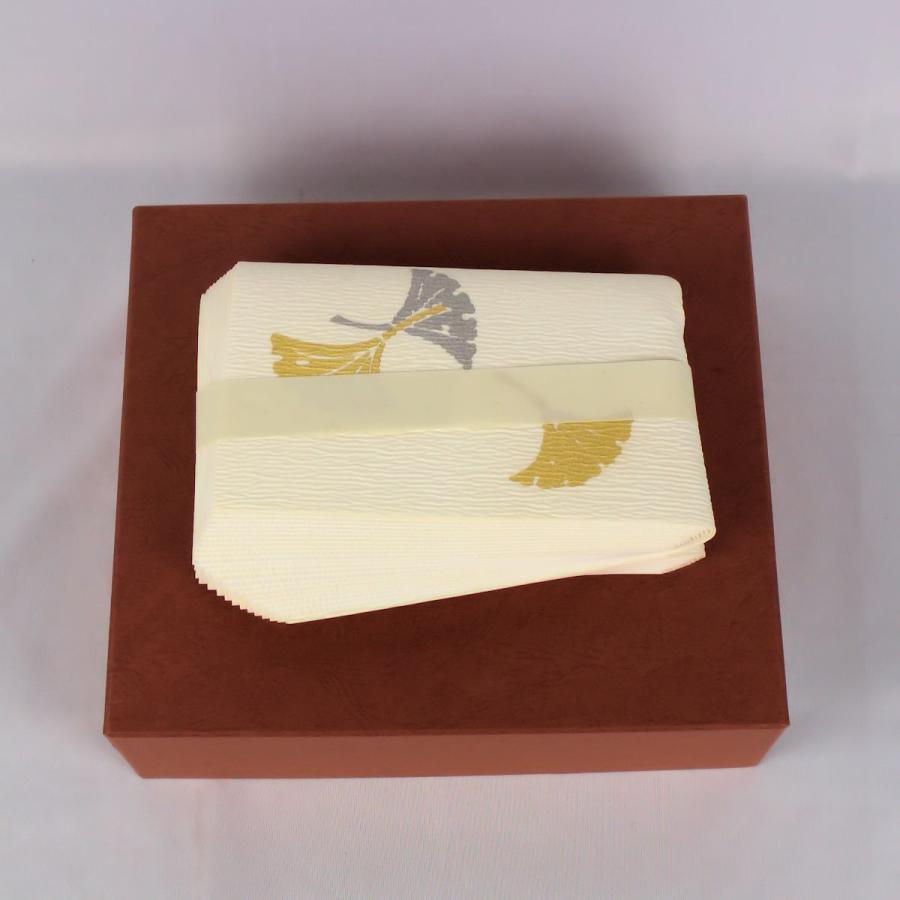 茶道具 紙釜敷 「銀杏重押白」坐忘斎好 奥村吉兵衛作 : 文枝堂Yahoo