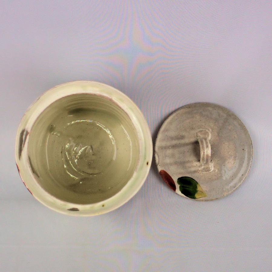 日本工芸会正会員 古川隆久 作 釉彩 椿文 花瓶 共箱 益子焼 人気