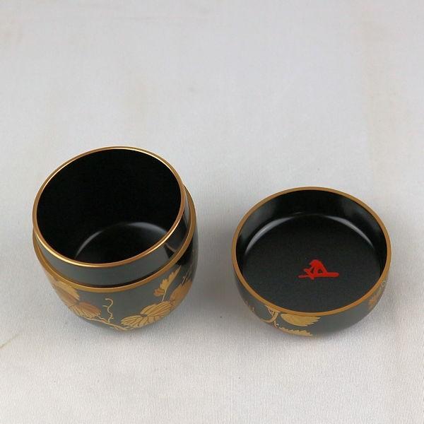 茶道具 棗 「蔦蒔絵 大棗」 川端近左作 裏千家十五代家元鵬雲斎