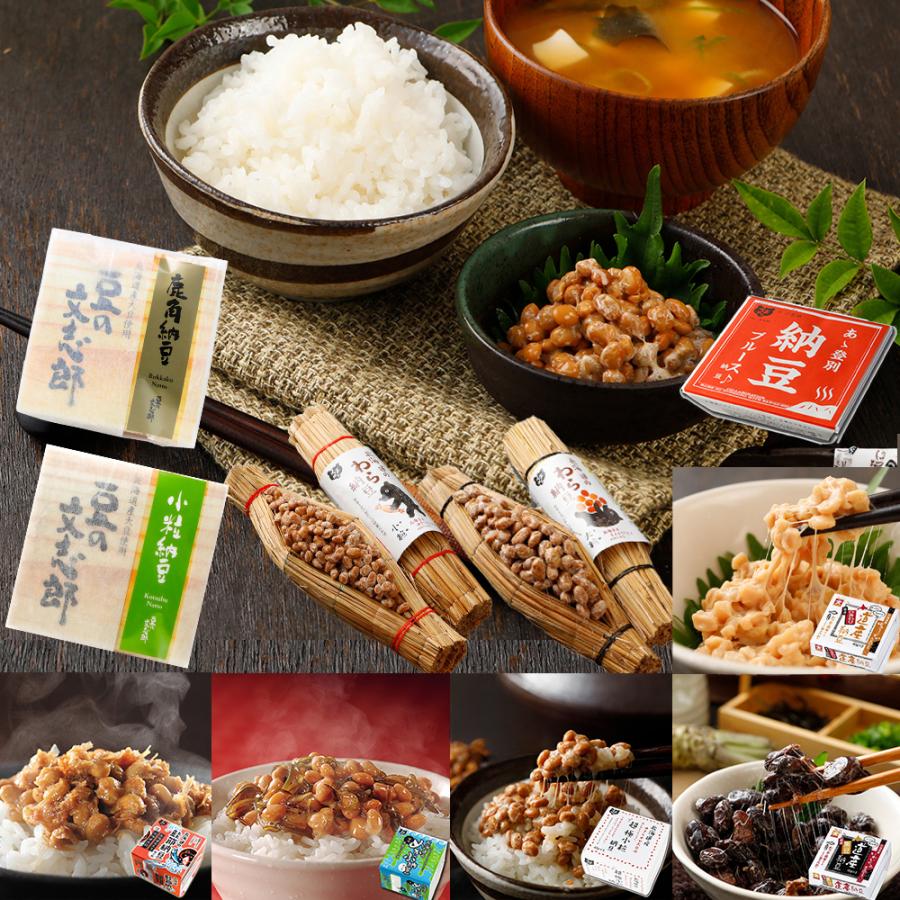 納豆 ギフト お試し納豆セット 10種食べ比べセット 10種 お取り寄せ グルメ 北海道  食べくらべ お試し国産 ギフト 詰め合わせ（Yahoo!・豆の文志郎ヤフー店）