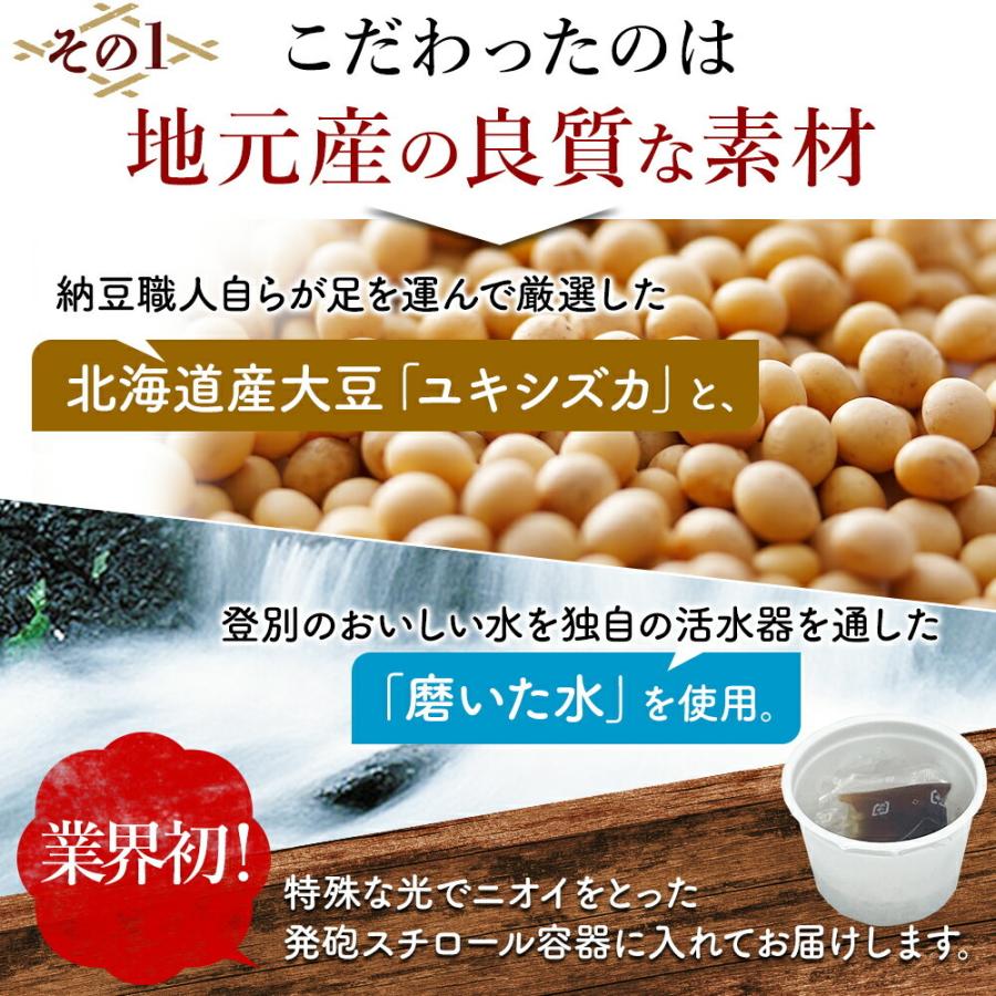納豆 極小粒 どうなん納豆 業務用カップ納豆  40gX200 北海道産 グルメ ご飯のお供 国産 お取り寄せの画像