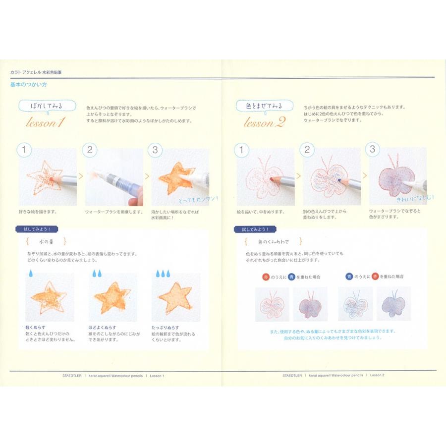 ステッドラー（STAEDTLER） 125-M60 カラト アクェレル水彩色鉛筆 60色