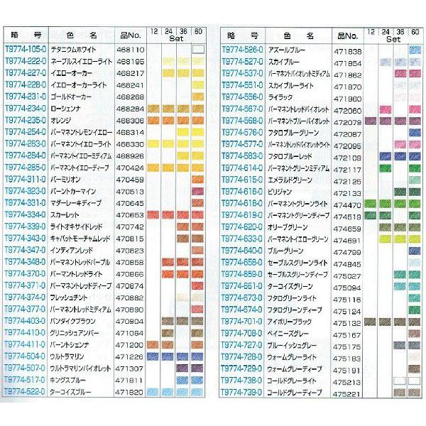 サクラクレパス T9774-0036 ヴァンゴッホ 水彩色鉛筆 36色セット