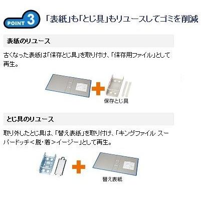 KING JIM（キングジム） 2483Aアオ キングファイル スーパードッチ＜脱