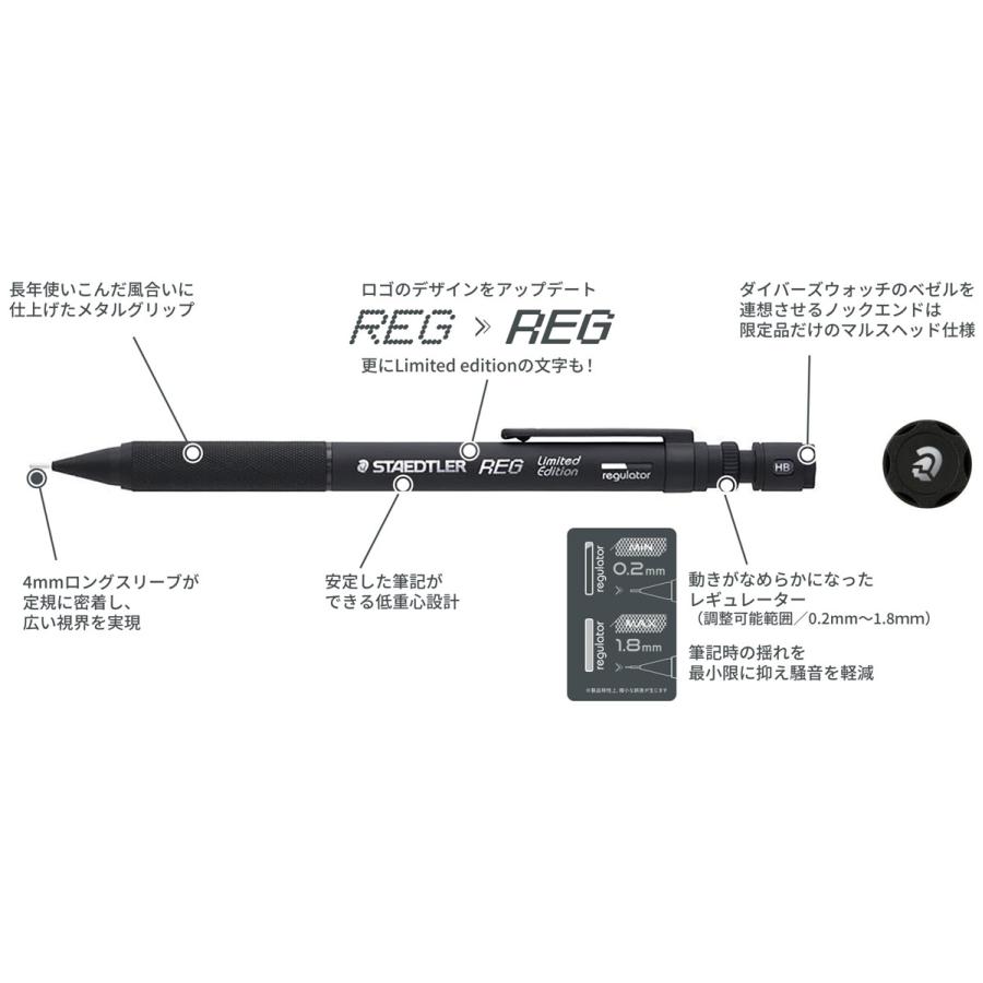 ステッドラー（STAEDTLER） 925-85-05B シャープペンシル REG＜レグ
