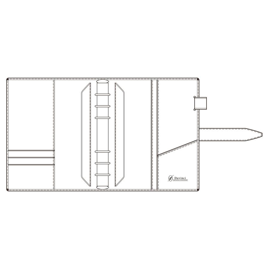 ダ・ヴィンチ 【名入れ可】レイメイ藤井 DSA1162 システム手帳 ダ