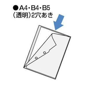 KOKUYO（コクヨ） フ-751 クリヤーホルダー 2穴あき PP B5 透明 (5枚