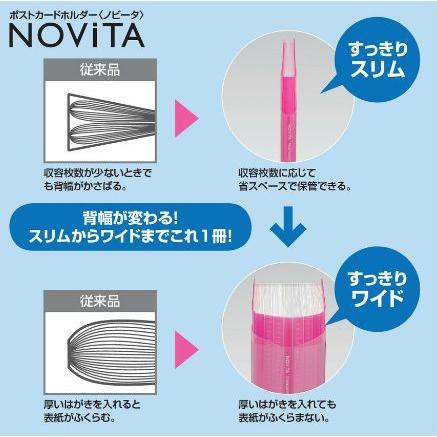 KOKUYO（コクヨ） ハセ-N60 ポストカードホルダー ノビータ 固定式 60