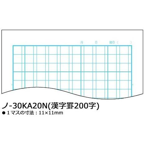 KOKUYO（コクヨ） ノ-30KA20 キャンパスジュニアノート 漢字罫200字