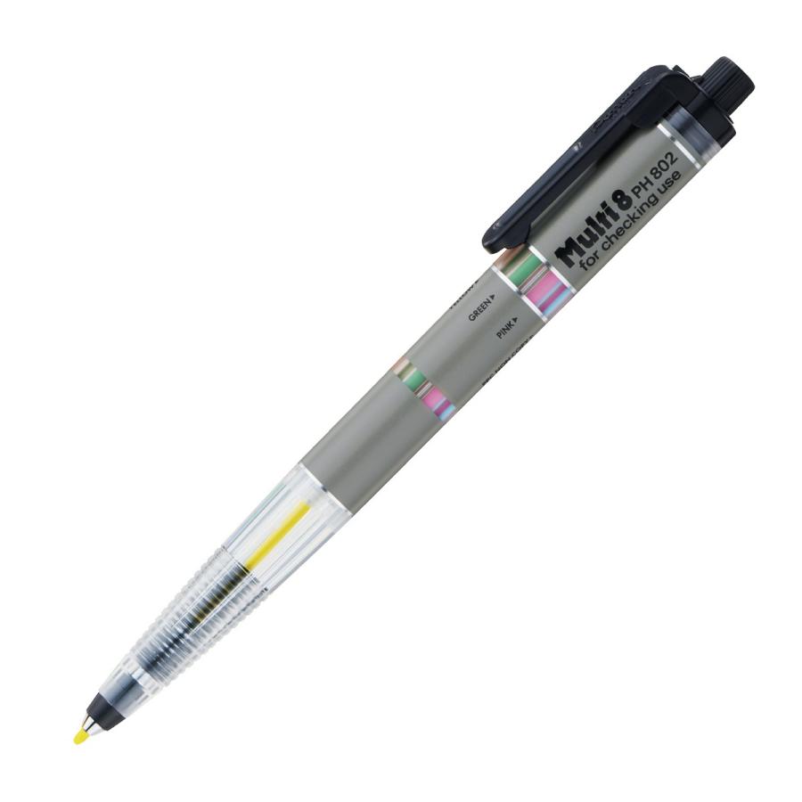 マルチ8 ぺんてる PH802 マルチ8＜Multi8＞ ホルダーシャープペンシル 芯径2.0mm 内蔵芯8種類 : ブングステーション ...