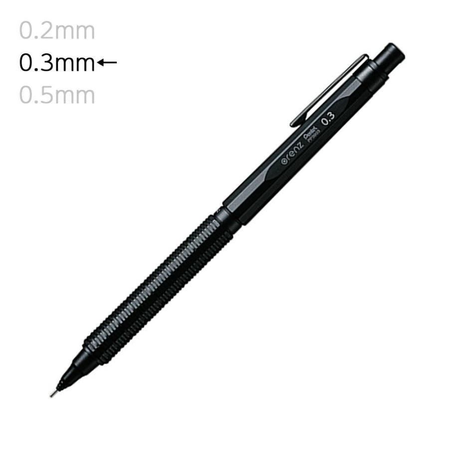 【送料無料(本州のみ)♪】ぺんてる　PP3003-A　ぺんてる　芯が折れないシャープペン　オレンズ　ネロ　0.3 | ぺんてる