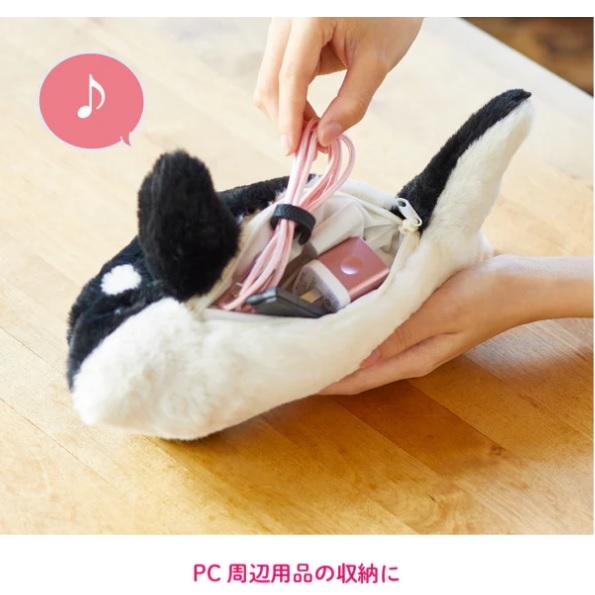 KING JIM（キングジム） PZC ポーズがとれるクッションポーチ ポーズー