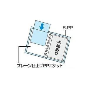 コクヨ クリヤーブック ラ-468B (2個セット) KOKUYO コクヨ ラ-468B クリヤーブック(替紙式) A3横 30枚(最大