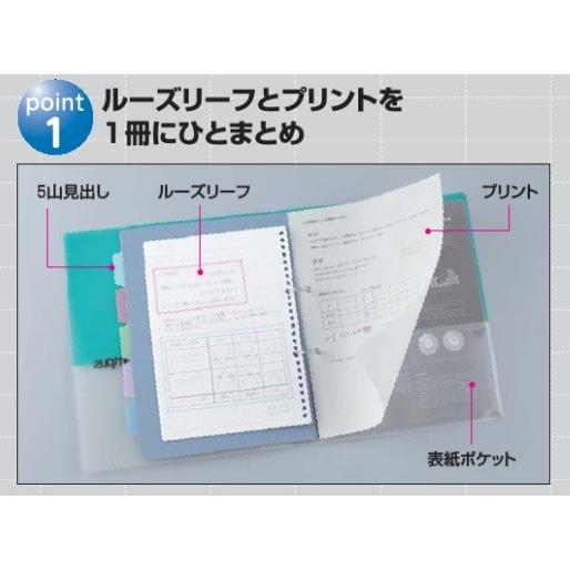 KOKUYO（コクヨ） ル-PP358 キャンパス 2穴ルーズリーフバインダー B5