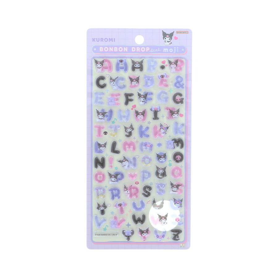 サンスター文具 S8815607 ボンボンドロップシール moji クロミ 限定