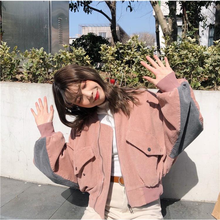 コーデュロイタッチ Ma1 スタジャン ジャケット アウター トップス ピンク コーデュロイジャケット 送料無料 Ys0068 Fashion Mille 通販 Yahoo ショッピング