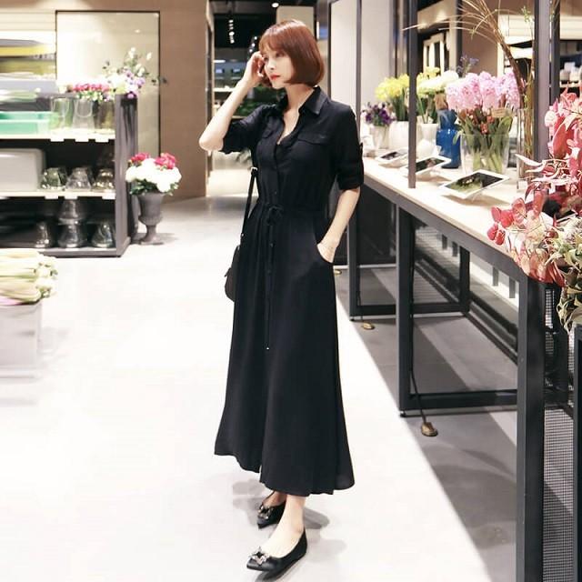 ワンピース レディース ロングワンピース シャツワンピース マキシワンピース リゾート フレア ロング送料無料 |  | 01