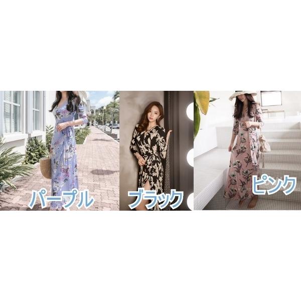 ラップワンピース レディース ロング ワンピース ドレス マキシワンピース ロングドレス 送料無料 |  | 14