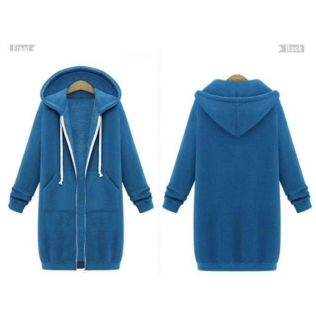 パーカー 大きいサイズ 2XL 3XL 4XL ジップアップ アウター 長袖 レディース フード付き送料無料 |  | 05