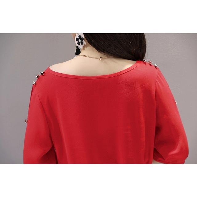 リゾートワンピ リゾート 春 夏 ワンピース 大人 上品 半袖 ドレス ロングドレス ボヘミアン シフォン送料無料 |  | 17
