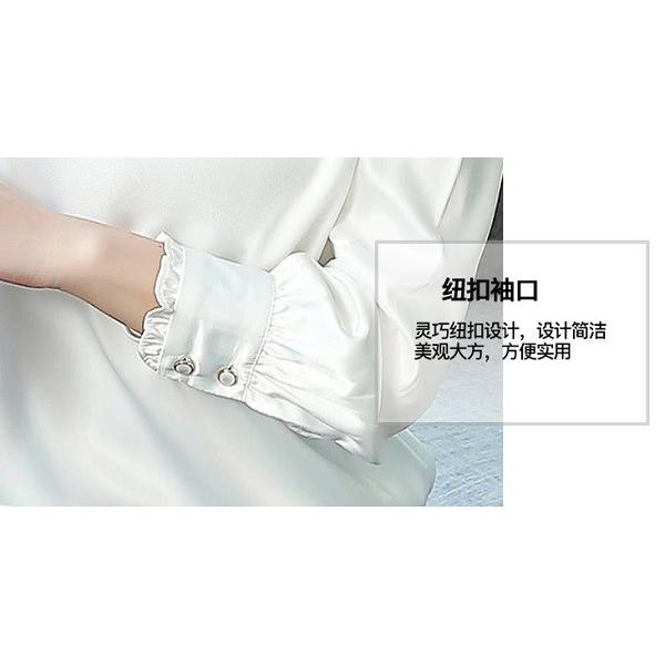 シャツ トップス 大人 とろみシャツ フォーマル お洒落 きれいめ ブラウス レディース 長袖 フリル送料無料 |  | 06