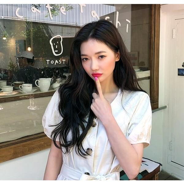 ワンピース フレアワンピ Vネック ロングワンピ 無地 半袖 ロング丈 Aライン 春 夏 レディース送料無料 |  | 10
