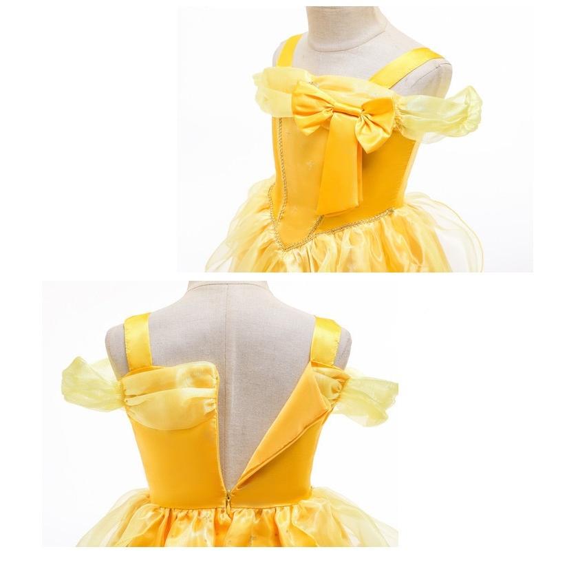 キッズ 子供服 ドレス 半袖 コスプレ プリンセス ワンピース ベル マーメイド なりきり 美女  送料無料 |  | 03