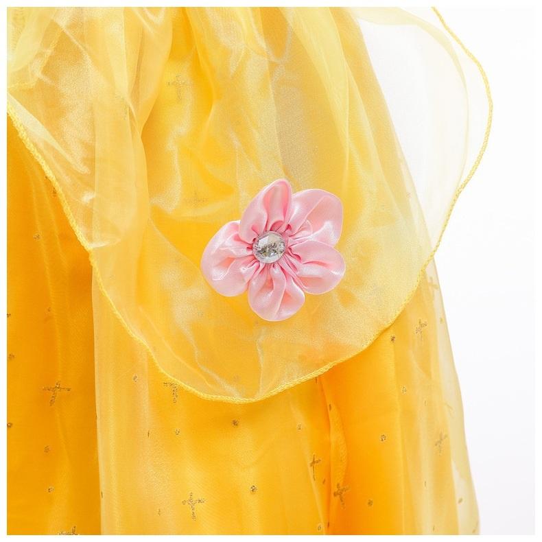 キッズ 子供服 ドレス 半袖 コスプレ プリンセス ワンピース ベル マーメイド なりきり 美女  送料無料 |  | 04