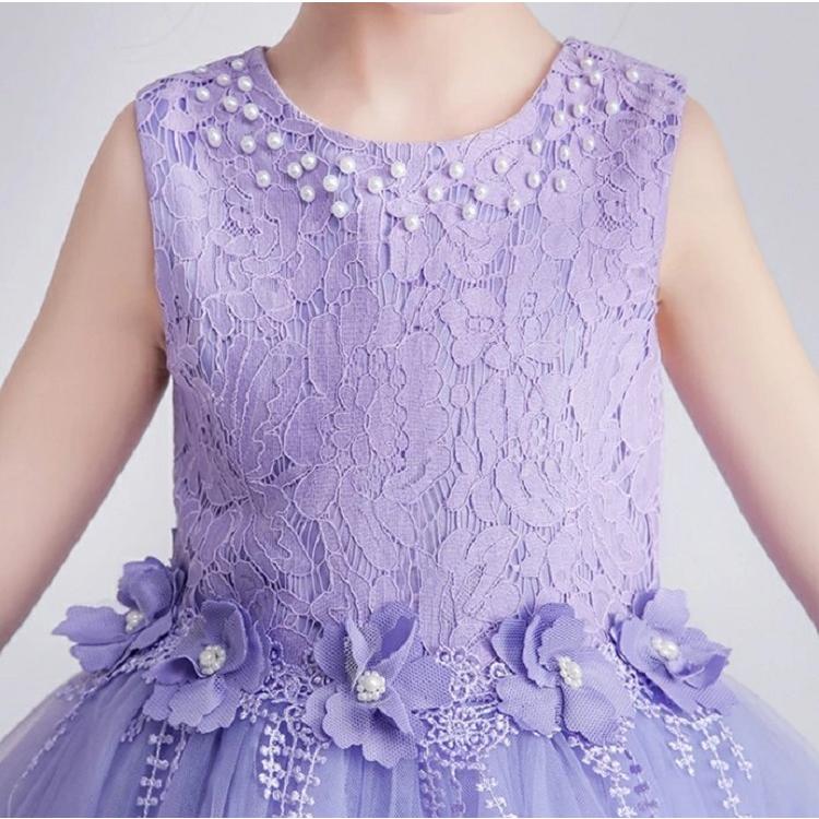 子供 ドレス キッズ用 110-160CM ロングドレス フォーマルドレス パーティードレス リボンドレス送料無料 |  | 10