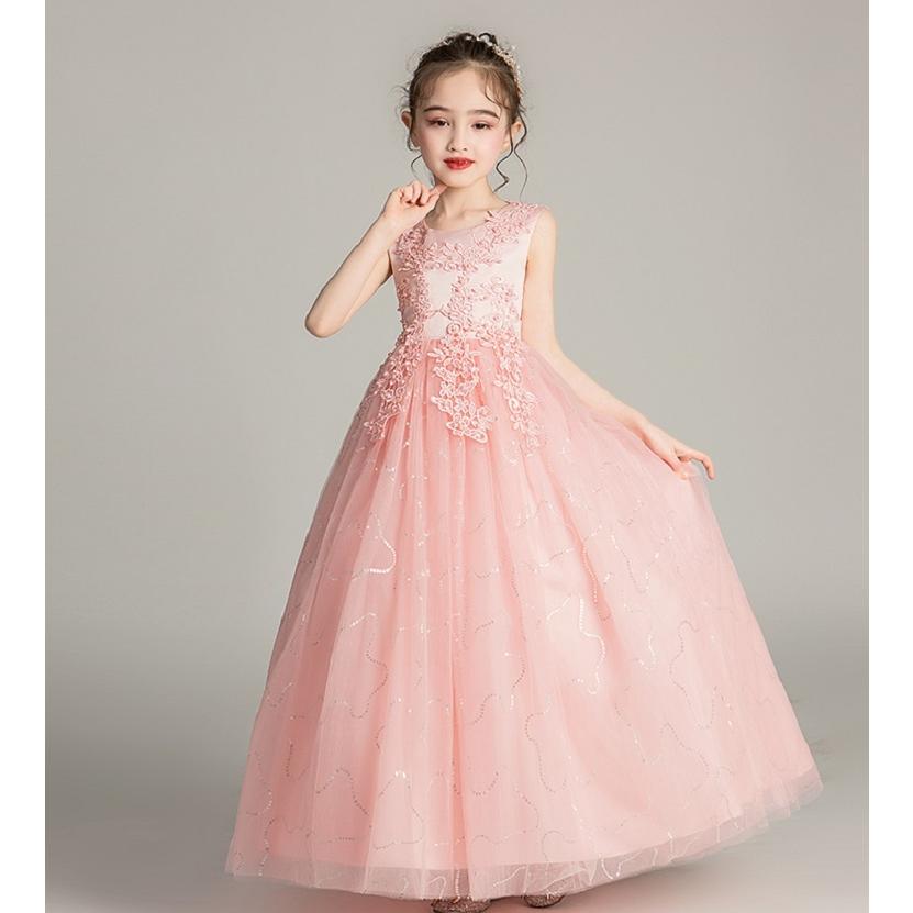 子供 ドレス  キッズ フォーマル ワンピース 女の子 ロングドレス 誕生日 パーティー ダンス衣装送料無料 | 