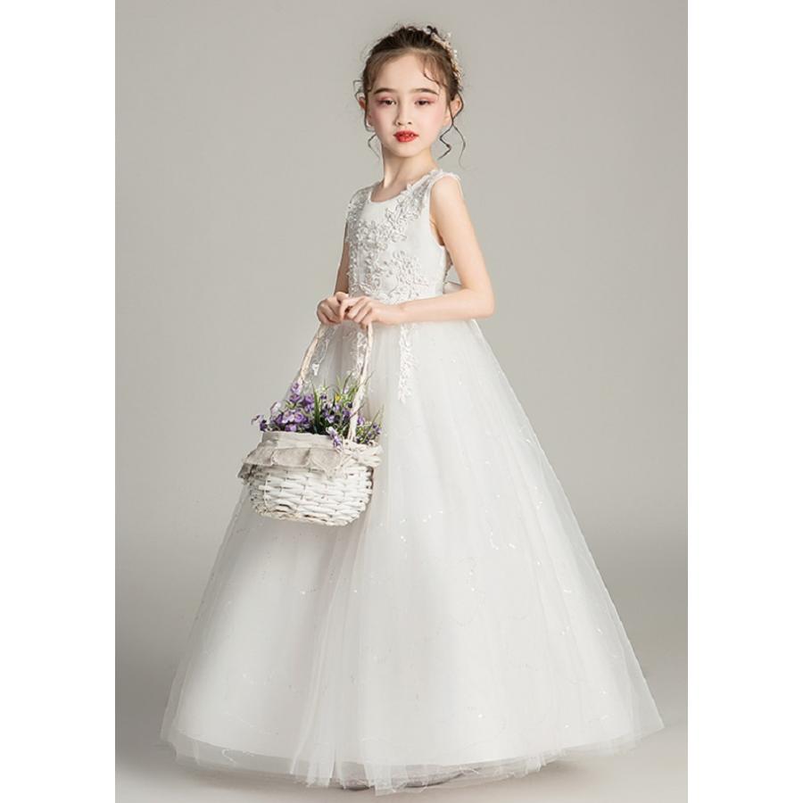 子供 ドレス  キッズ フォーマル ワンピース 女の子 ロングドレス 誕生日 パーティー ダンス衣装送料無料 |  | 04