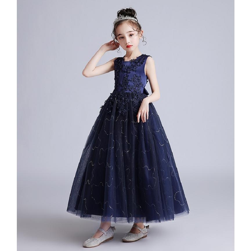 子供 ドレス  キッズ フォーマル ワンピース 女の子 ロングドレス 誕生日 パーティー ダンス衣装送料無料 |  | 06