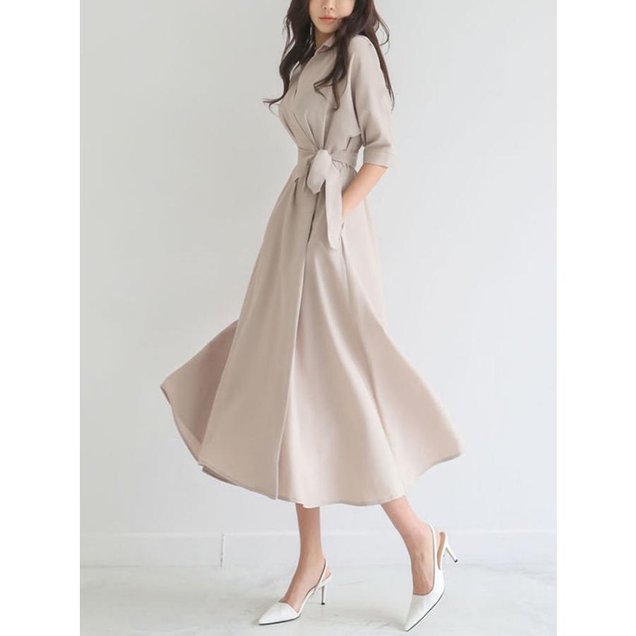 レディース ロングワンピース ワンピース ロング ミモレ丈 七分袖 大人 上品 綺麗め パーティー 送料無料 | 