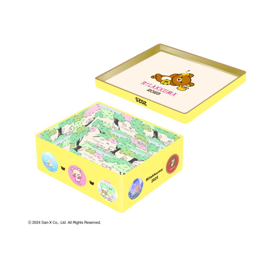 トーダン リラックマ・日めくりカレンダー2025年 25-TD-30023 ギフト缶