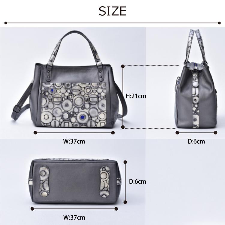 【ボナ フォルトゥーナ】ゼノン ZENON 2wayハンドバッグ 