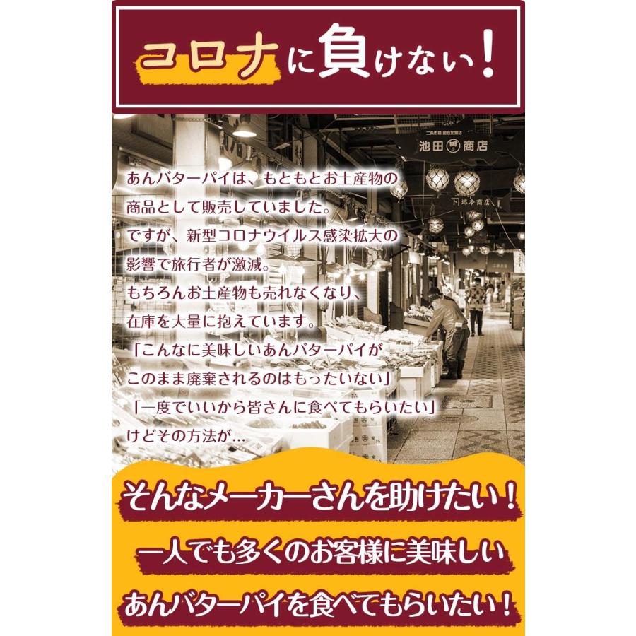 訳あり スイーツ 【2種から選べる 北海道 あんバター.パイ 20個.】和菓子 あんこ パイ セット ポイント消化 1000円【D21】｜buono-buono｜10