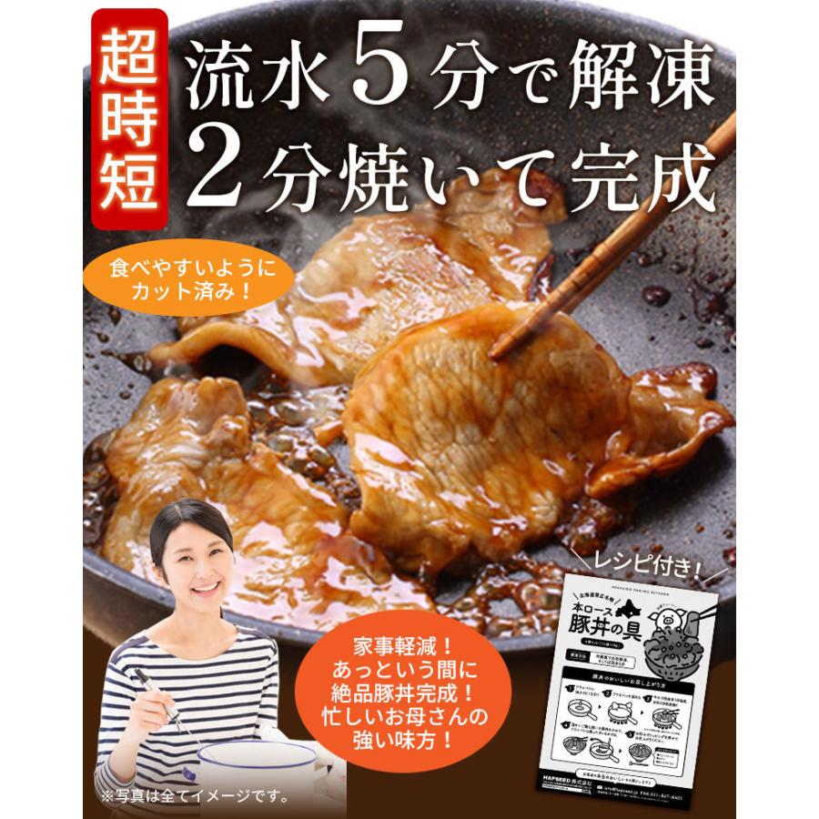 豚丼 豚丼の具 北海道帯広名物 本ロース.豚丼の具15食セット.詰め合わせ 時短 手軽 【FA】【FA7】｜buono-buono｜06