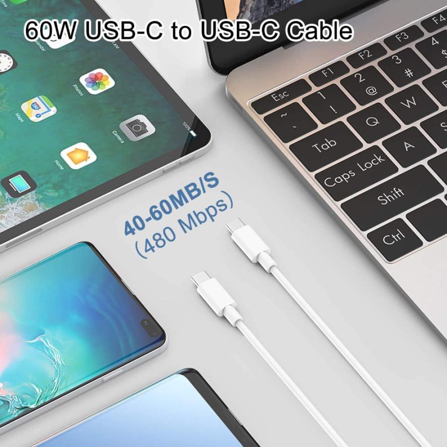USBケーブル Type-C to Type-C 充電 低抵抗 PD 対応 E-Marker シリコン素材｜buono-knick-knacks｜09