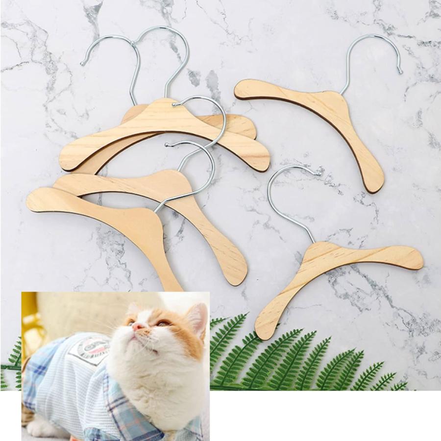 ペット ペット用品 犬服 ペット用ハンガー 木製 : BUONO雑貨ヤフー店